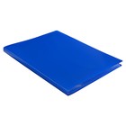 Папка на 2 кольцах А4, Calligrata, 18 мм, 500 мкм, синяя - Фото 3