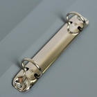 Папка на 2 кольцах А4, Calligrata, 27 мм, 700 мкм, внутренний и торцевой карман, серая - Фото 4