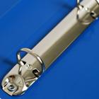 Папка на 4 кольцах А4, Calligrata, 25 мм, 500 мкм, синяя - Фото 3