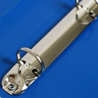 Папка на 4 кольцах А4, Calligrata, 25 мм, 500 мкм, синяя - Фото 4