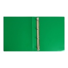 Папка на 4 кольцах А4, Calligrata, 25 мм, 500 мкм, зелёная - Фото 3