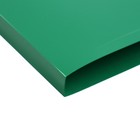 Папка с зажимом А4, 500 мкм, корешок 15 мм, Calligrata, до 100 листов, зелёная - Фото 3