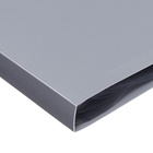 Папка с 10 вкладышами А4, 500 мкм, Calligrata, текстура «песок», серая  (артикул 3258492)  большой выбор товаров оптом и в розницу по низким ценам с доставкой