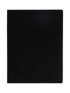 Папка с 10 вкладышами А4, 500 мкм, Calligrata, текстура «песок», чёрная - Фото 3