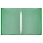 Папка с 10 вкладышами А4, 500 мкм, Calligrata, текстура «песок», зелёная - Фото 4