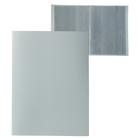 Папка с 30 вкладышами А4, 500 мкм, Calligrata, текстура «песок», серая - Фото 1