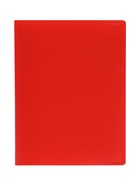 Папка с 30 вкладышами А4, 500 мкм, Calligrata, текстура «песок», красная - Фото 3