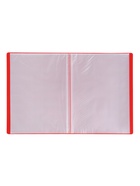 Папка с 30 вкладышами А4, 500 мкм, Calligrata, текстура «песок», красная - Фото 4