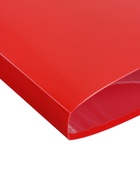 Папка с 30 вкладышами А4, 500 мкм, Calligrata, текстура «песок», красная - Фото 6