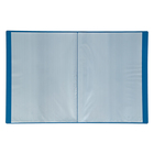 Папка с 30 вкладышами А4, 500 мкм, Calligrata, текстура «песок», синяя - Фото 2