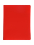 Папка с 40 вкладышами А4, 500 мкм, Calligrata, текстура «песок», красная - Фото 3