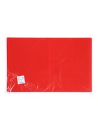 Папка с 40 вкладышами А4, 500 мкм, Calligrata, текстура «песок», красная - Фото 7