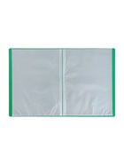 Папка с 40 вкладышами А4, 500 мкм, Calligrata, текстура «песок», зелёная  (артикул 3258510)  большой выбор товаров оптом и в розницу по низким ценам с доставкой