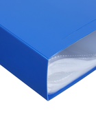 Папка А4, 60 прозрачных вкладышей, 500 мкм, Calligrata, песок, синяя - фото 809629409