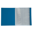 Папка с 80 вкладышами А4, 700 мкм, Calligrata, текстура «песок», синяя - Фото 2