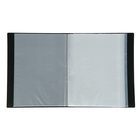 Папка с 80 вкладышами А4, 700 мкм, Calligrata, текстура «песок», чёрная - Фото 2