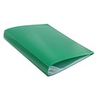 Папка с 80 вкладышами А4, 700 мкм, Calligrata, текстура «песок», зелёная - Фото 2