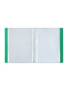 Папка с 80 вкладышами А4, 700 мкм, Calligrata, текстура «песок», зелёная - Фото 3