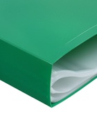 Папка с 80 вкладышами А4, 700 мкм, Calligrata, текстура «песок», зелёная - Фото 5