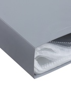 Папка с 100 вкладышами А4, 700 мкм, Calligrata, текстура «песок», корешок 40 мм, серая  (артикул 3258522)  большой выбор товаров оптом и в розницу по низким ценам с доставкой