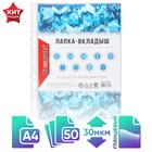Файл - вкладыш Calligrata, А4, 30 мкм, глянцевый, вертикальный, 50 штук - Фото 1