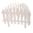 Ограждение декоративное, 35×210 см, 5 секций, пластик, белое, RENESSANS, Greengo - Фото 9