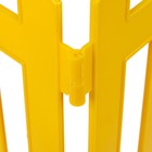 Ограждение декоративное, 35 × 210 см, 5 секций, пластик, жёлтое, RENESSANS, Greengo - фото 9018651