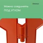 Ограждение декоративное, 35×210 см, 5 секций, пластик, терракотовое, RENESSANS, Greengo - Фото 5
