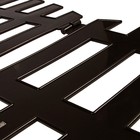 Ограждение декоративное, 35×210 см, 5 секций, пластик, коричневое, RENESSANS, Greengo - Фото 10