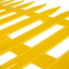 Ограждение декоративное, 35×210 см, 5 секций, пластик, жёлтое, GOTIKA, Greengo - Фото 10