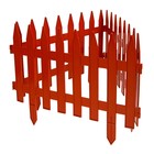 Ограждение декоративное, 35×210 см, 5 секций, пластик, терракотовое, GOTIKA, Greengo - Фото 9