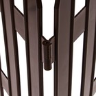 Ограждение декоративное, 35×210 см, 5 секций, пластик, коричневое, GOTIKA, Greengo - Фото 11