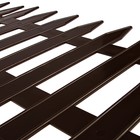 Ограждение декоративное, 35×210 см, 5 секций, пластик, коричневое, GOTIKA, Greengo - Фото 10