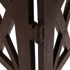 Ограждение декоративное, 35×232 см, 4 секции, пластик, коричневое, MODERN, Greengo - Фото 11