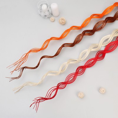 Декор ветка «Лоза изгиб», h=150 см, набор 8 шт., МИКС