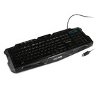 Клавиатура Marvo K636, игровая, проводная, мембранная, подсветка, 114 клавиш, USB, черная - Фото 1