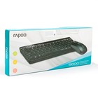 Комплект клавиатура и мышь Rapoo 8000, беспроводной, мембранный, 1000 dpi, USB, black - Фото 9