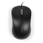 Мышь Rapoo N1130, проводная, оптическая, 1000 dpi, 3 кнопки, USB, черная - Фото 3