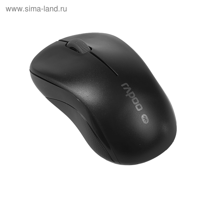 Мышь Rapoo 6010B, bluetooth, оптическая, 1000 dpi, USB, черная - Фото 1