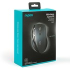 Мышь Rapoo 7800P, беспроводная, лазерная, 1600 dpi, USB, серая - Фото 6