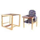 Стульчик для кормления «Малыш», трансформер, цвет синий - Фото 2