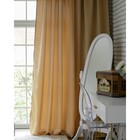 Штора портьерная «Этель» 130х280 см, Дамаск AMBER SOLID - Фото 3