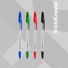 Набор ручек шариковых 4 цвета ErichKrause R-301 Classic Stick, узел 1.0 мм, чернила: синие, чёрные, красные, зелёные, длина линии письма 2000 метров, европодвес 3395634 - фото 4762266