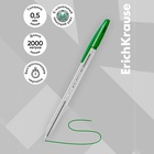 Набор ручек шариковых 4 цвета ErichKrause R-301 Classic Stick, узел 1.0 мм, чернила: синие, чёрные, красные, зелёные, длина линии письма 2000 метров, европодвес 3395634 - фото 4762264