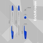 Набор ручек шариковых 4 цвета ErichKrause R-301 Classic Stick, узел 1.0 мм, чернила: синие, чёрные, красные, зелёные, длина линии письма 2000 метров, европодвес 3395634 - фото 4762265