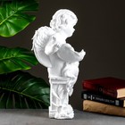 Фигура гипс «Ангелочек с чашей», белый, 20×23×39 см - Фото 2