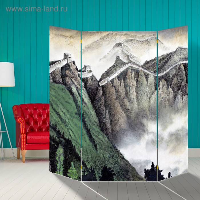 Ширма "Утро в горах ", 160 × 160 см - Фото 1