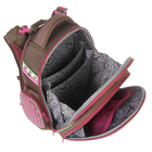 Рюкзак каркасный Hummingbird TK, 37 х 32 х 18 см, мешок, для девочки, «Мишка», коричневый/розовый - Фото 7