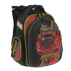 Рюкзак каркасный Hummingbird TK 37 х 32 х 18 см, мешок, для мальчика, «Машина», чёрный/красный - Фото 2