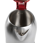 Чайник электрический "ВАСИЛИСА" Т33-2000, металл, 2 л, 1500 Вт, красный - Фото 4